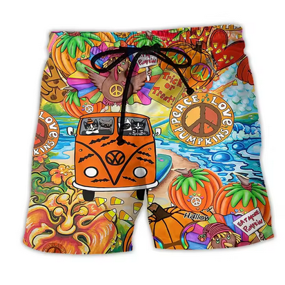 Badehose mit kreativen Motiven und Gummibund