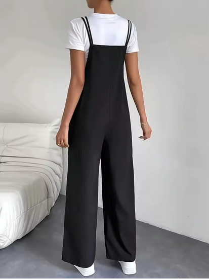 Bezaubernde Latzhose mit seitlichen Taschen
