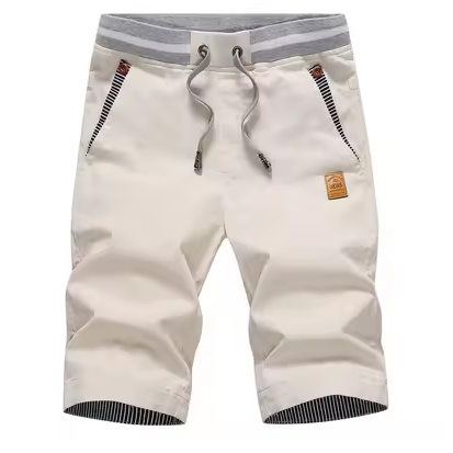 Casual Sommershorts mit farblichen Akzenten