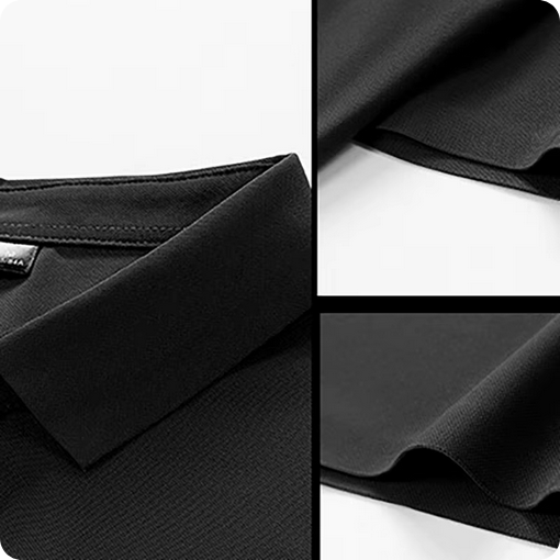 Einfarbiges, minimalistisches Poloshirt für Herren