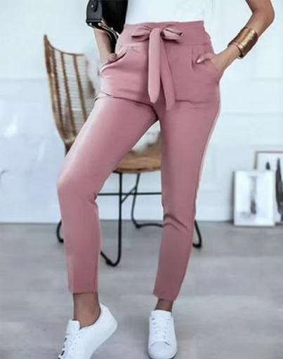 Elegante Bleistifthose - Mit Stoffgürtel