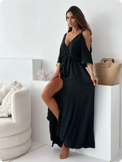 Elegantes Maxikleid - Mit Beinschlitz