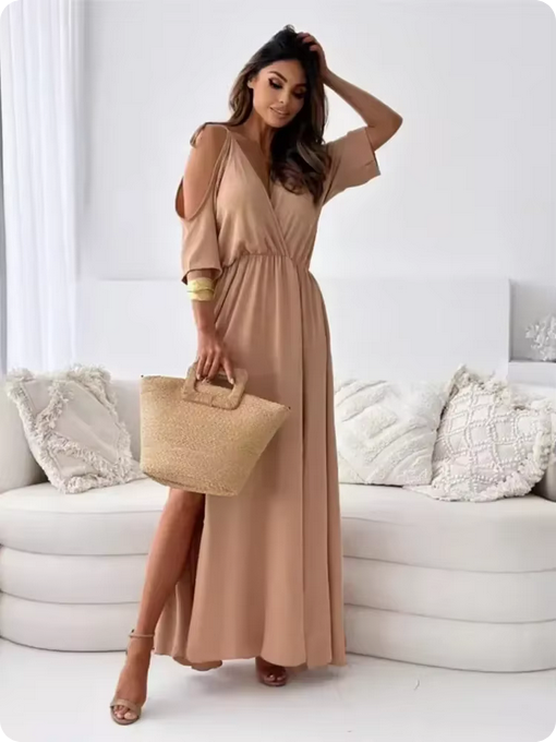 Elegantes Maxikleid - Mit Beinschlitz