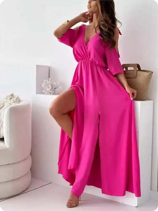 Elegantes Maxikleid - Mit Beinschlitz