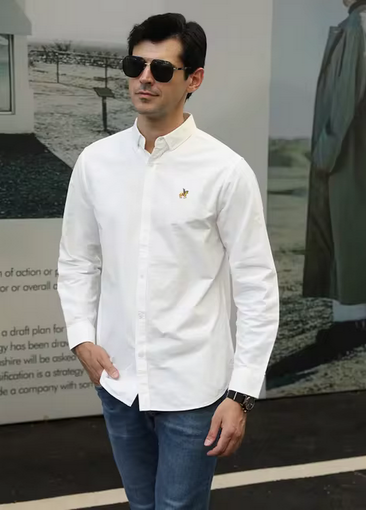 Herrenhemd - Mit Button-Down-Kragen