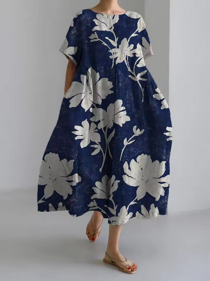Kleid - Mit Blumenmustern & sehr weiter Passform
