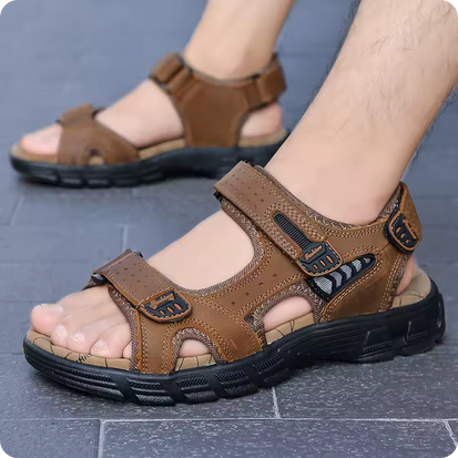Komfortable Sommersandalen mit Klettverschluss