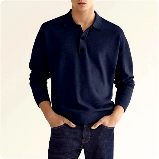 Lässiges Shirt für Herren - Mit Umlegekragen
