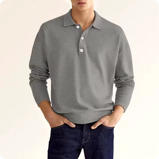 Lässiges Shirt für Herren - Mit Umlegekragen