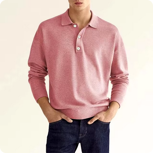 Lässiges Shirt für Herren - Mit Umlegekragen