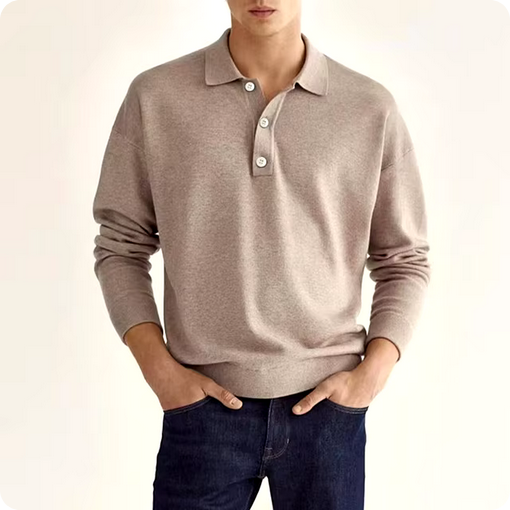 Lässiges Shirt für Herren - Mit Umlegekragen
