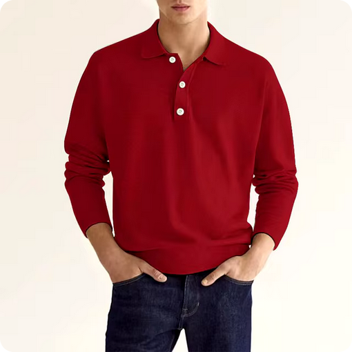 Lässiges Shirt für Herren - Mit Umlegekragen