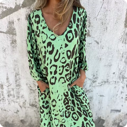 Leichtes Sommerkleid mit ausgefallenen Mustern