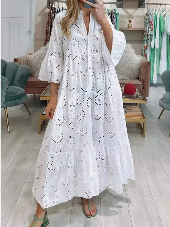 Luftiges Sommerkleid mit A-Linie