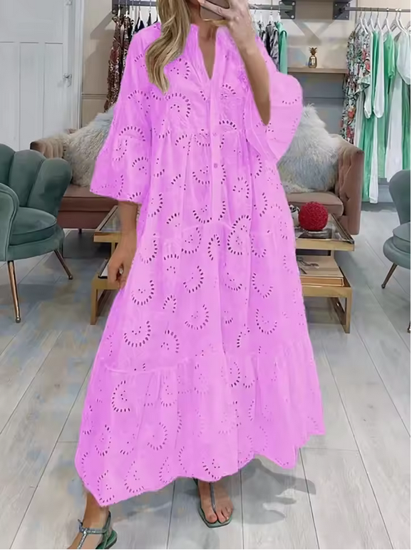 Luftiges Sommerkleid mit A-Linie
