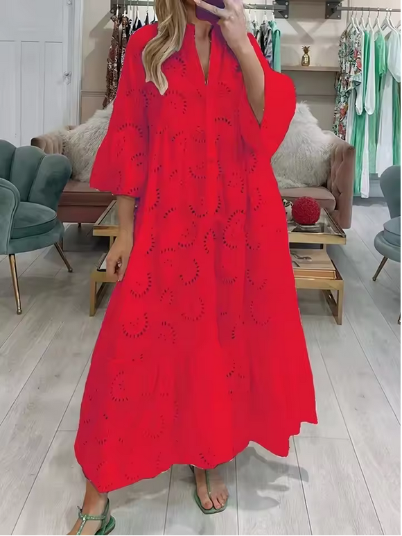 Luftiges Sommerkleid mit A-Linie