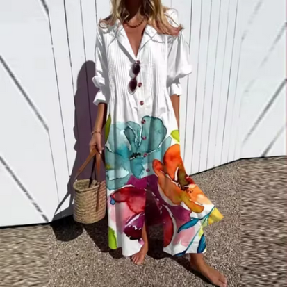 Maxikleid im Boho-Stil - Kräftige Farben & bezaubernde Muster