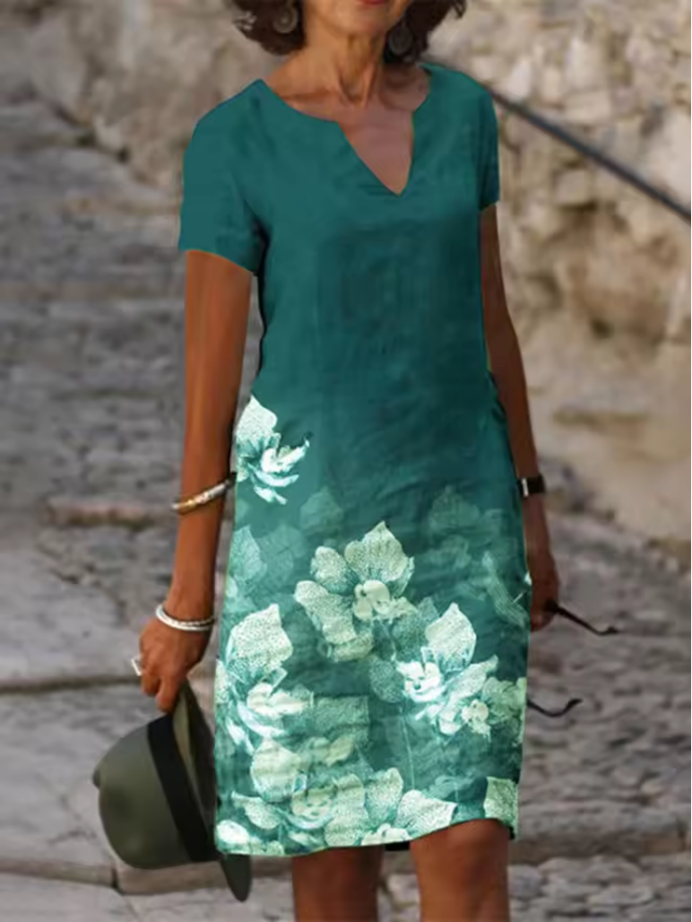 Midikleid - Mit Blumenelementen für sonnige Tage