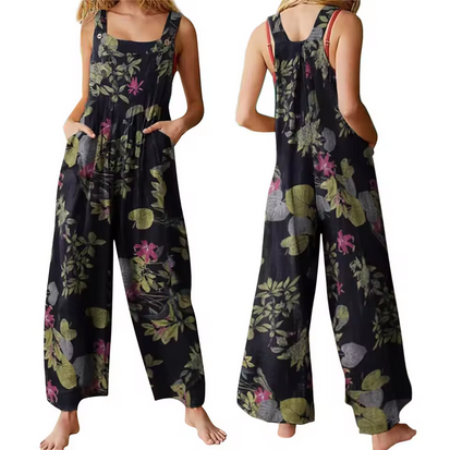 Modischer Overall mit Blumenmotiven für Damen