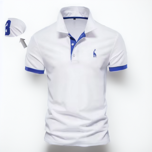 Poloshirt - Zweifarbig & normaler Schnitt