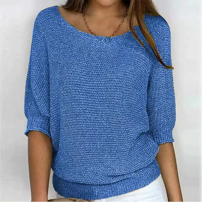 Pullover - Grob gestrickt & 3/4-Ärmel