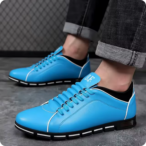 Robuste Lederschuhe - Mit markanter Naht