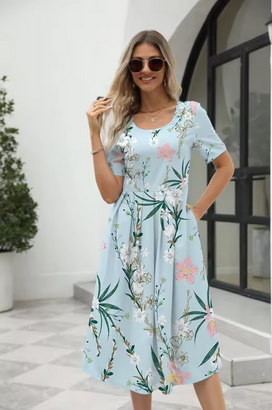 Traumhaftes Sommerkleid - Mit hübschen Mustern