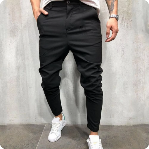 Trendige Hose für Herren - Mit enger werdendem Bein