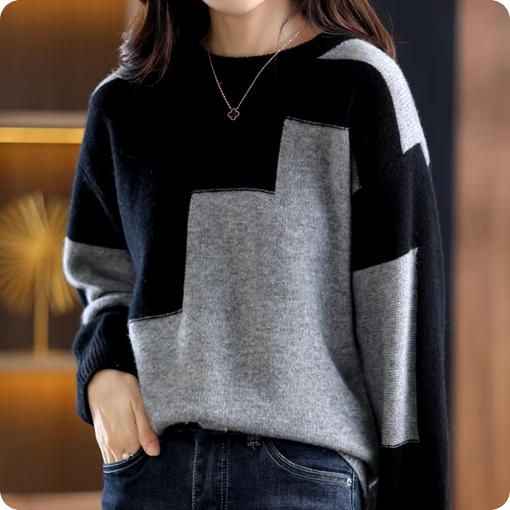 Ästhetischer Pullover - Mit asymmetrischem Design