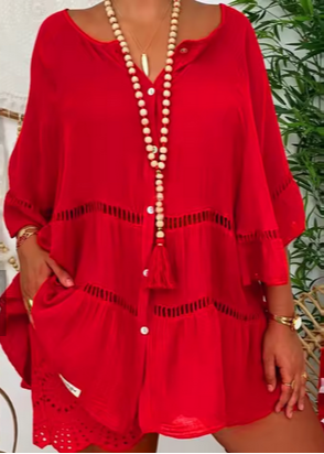 Ausgefallenes, modisches Sommerkleid für Damen