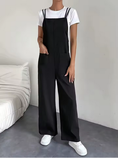 Bezaubernde Latzhose mit seitlichen Taschen