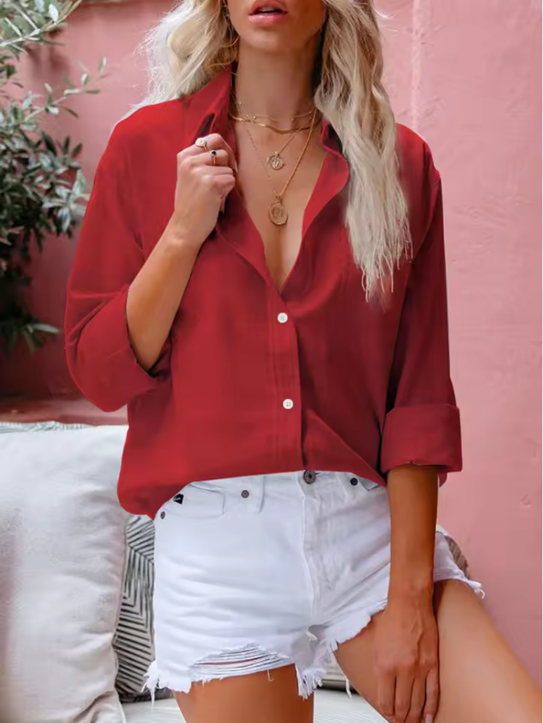 Bluse - Lockere Passform & lässiger Look