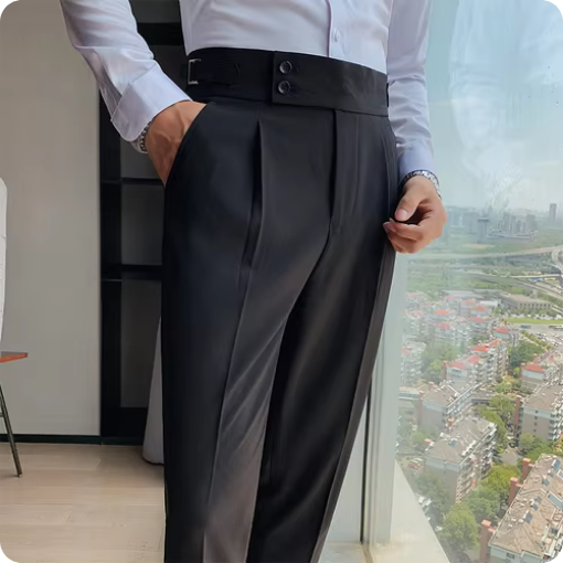 Edle High-Waist Anzugshose für besondere Anlässe