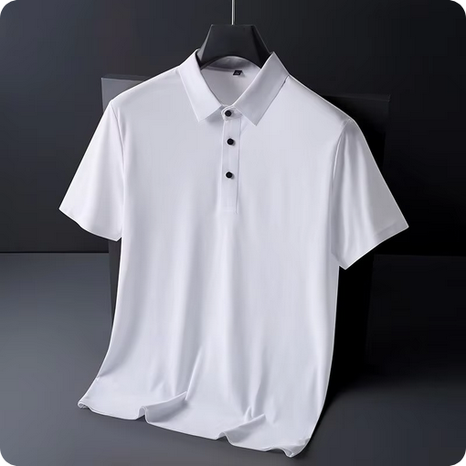Einfarbiges, minimalistisches Poloshirt für Herren