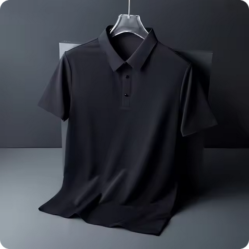 Einfarbiges, minimalistisches Poloshirt für Herren