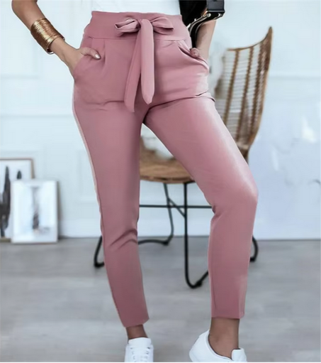 Elegante Bleistifthose - Mit Stoffgürtel