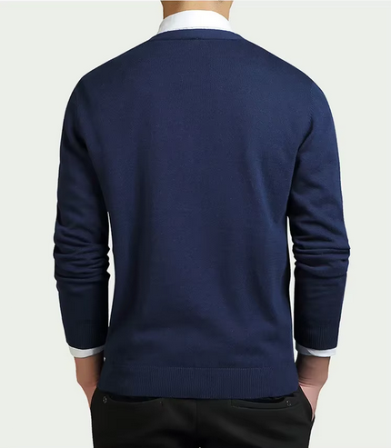 Eleganter Cardigan für Herren - Mit V-Ausschnitt