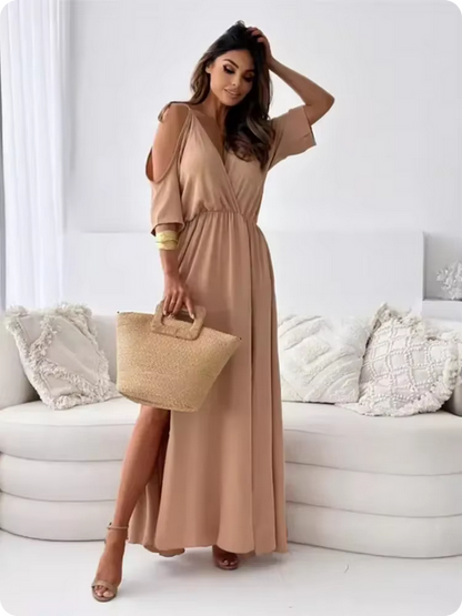 Elegantes Maxikleid - Mit Beinschlitz