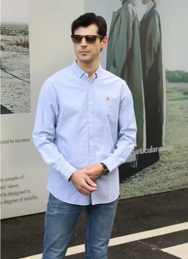 Herrenhemd - Mit Button-Down-Kragen