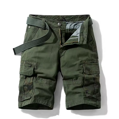 Herrenshorts mit Gürtel und praktischen Seitentaschen