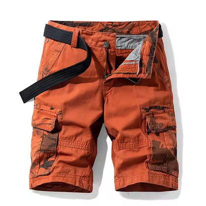 Herrenshorts mit Gürtel und praktischen Seitentaschen