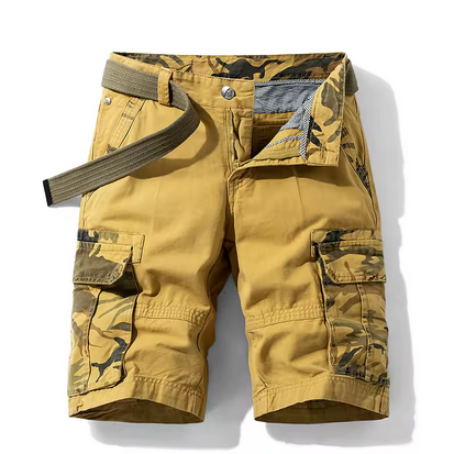 Herrenshorts mit Gürtel und praktischen Seitentaschen