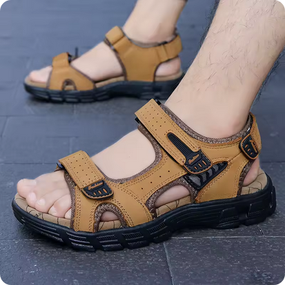 Komfortable Sommersandalen mit Klettverschluss
