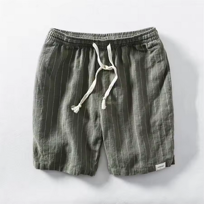 Komfortable, trendige Leinenshorts mit elastischem Bund