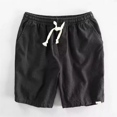 Komfortable, trendige Leinenshorts mit elastischem Bund