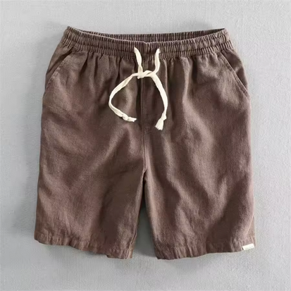 Komfortable, trendige Leinenshorts mit elastischem Bund