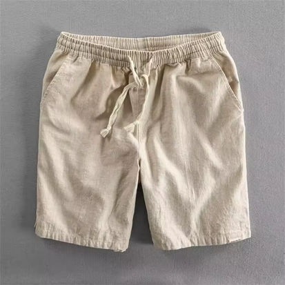 Komfortable, trendige Leinenshorts mit elastischem Bund