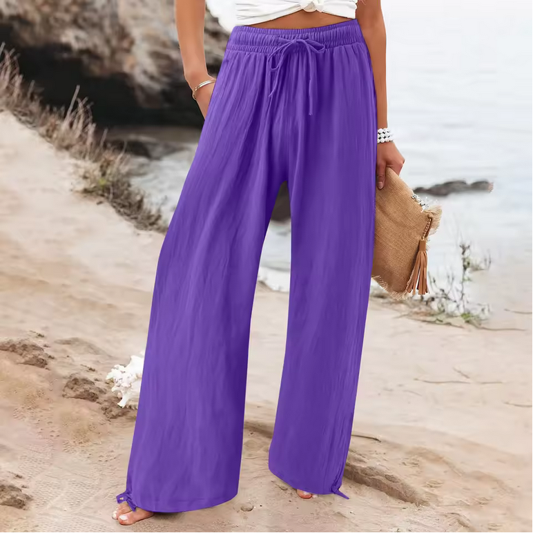 Lässige Sommerhose für Damen - Weit geschnitten