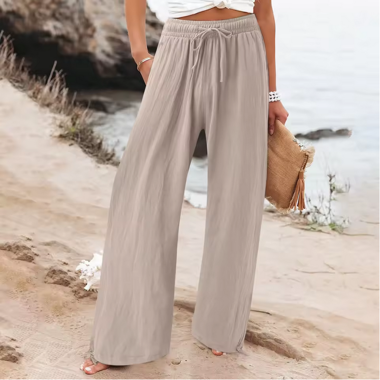 Lässige Sommerhose für Damen - Weit geschnitten