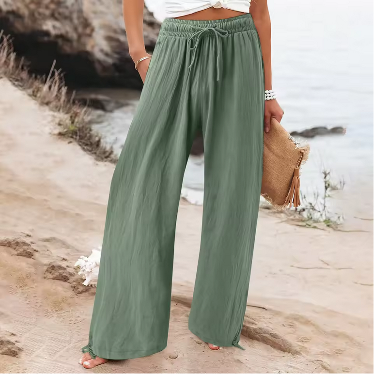 Lässige Sommerhose für Damen - Weit geschnitten